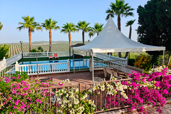 jardin casa rural